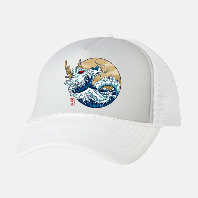 Dragon Wave Off Kanagawa-Unisex-Trucker-Hat-spoilerinc