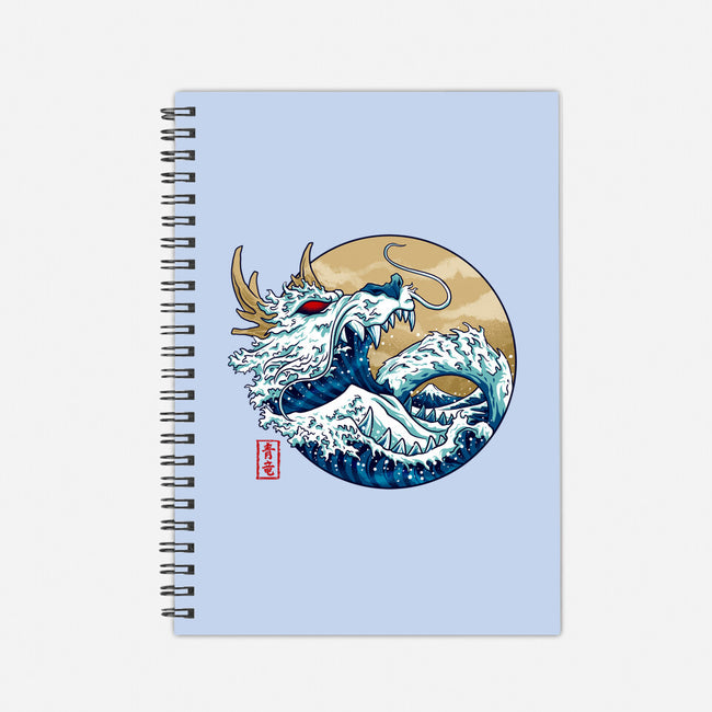 Dragon Wave Off Kanagawa-None-Dot Grid-Notebook-spoilerinc