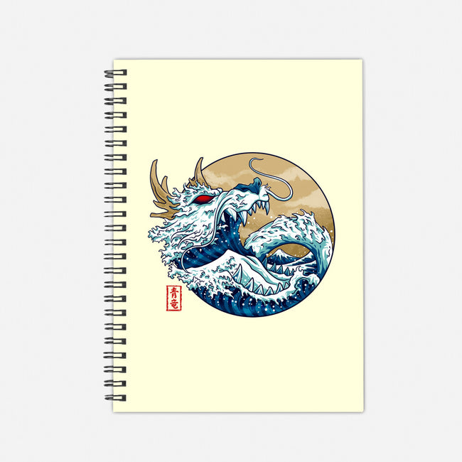 Dragon Wave Off Kanagawa-None-Dot Grid-Notebook-spoilerinc