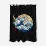 Dragon Wave Off Kanagawa-None-Polyester-Shower Curtain-spoilerinc