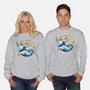 Dragon Wave Off Kanagawa-Unisex-Crew Neck-Sweatshirt-spoilerinc