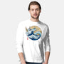 Dragon Wave Off Kanagawa-Mens-Long Sleeved-Tee-spoilerinc