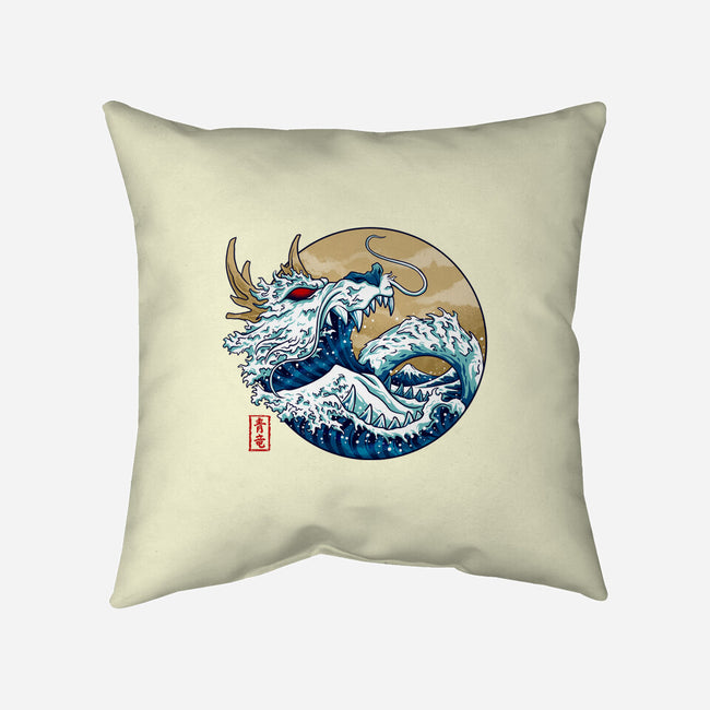 Dragon Wave Off Kanagawa-None-Non-Removable Cover w Insert-Throw Pillow-spoilerinc