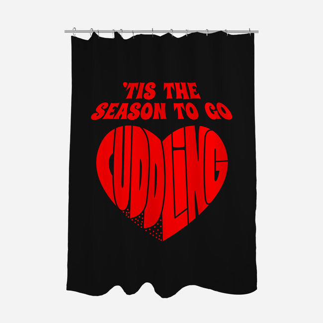 Tis The Season To Go Cuddling-None-Polyester-Shower Curtain-Boggs Nicolas
