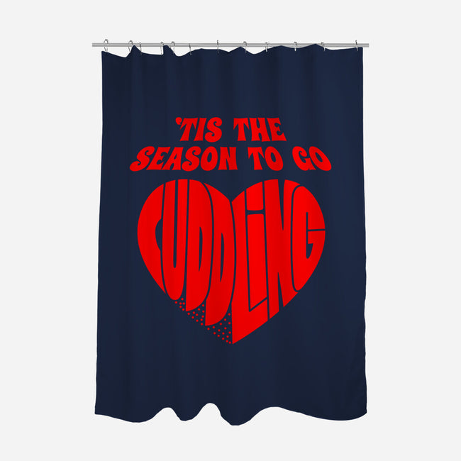 Tis The Season To Go Cuddling-None-Polyester-Shower Curtain-Boggs Nicolas