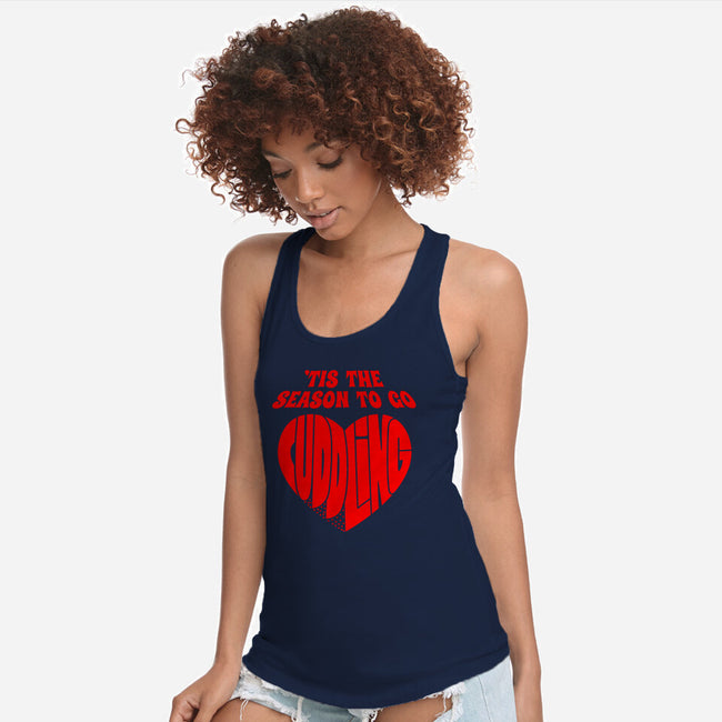 Tis The Season To Go Cuddling-Womens-Racerback-Tank-Boggs Nicolas