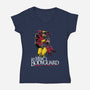 The Merc's Bodyguard-Womens-V-Neck-Tee-zascanauta