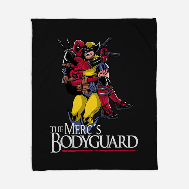 The Merc's Bodyguard-None-Fleece-Blanket-zascanauta