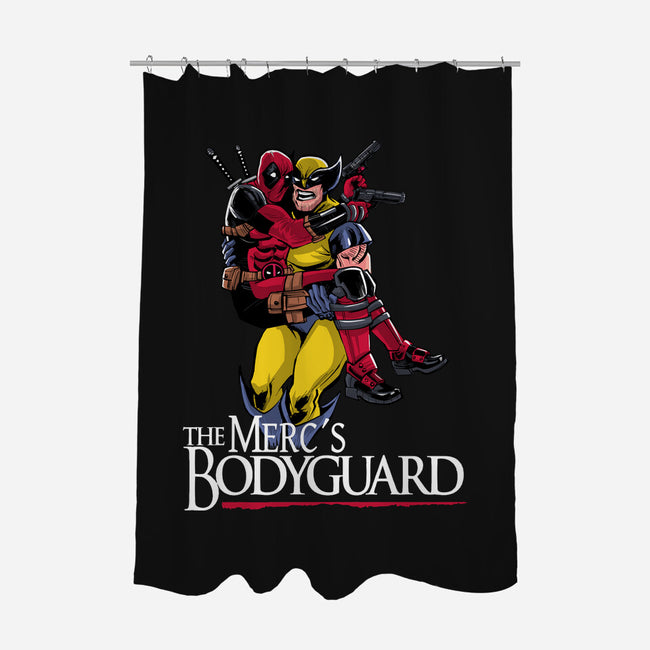 The Merc's Bodyguard-None-Polyester-Shower Curtain-zascanauta