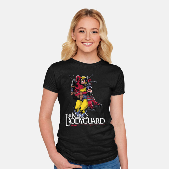 The Merc's Bodyguard-Womens-Fitted-Tee-zascanauta