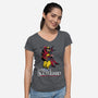 The Merc's Bodyguard-Womens-V-Neck-Tee-zascanauta