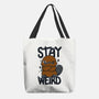 Stay Weird Beaver-None-Basic Tote-Bag-Vallina84