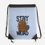 Stay Weird Beaver-None-Drawstring-Bag-Vallina84