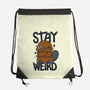 Stay Weird Beaver-None-Drawstring-Bag-Vallina84