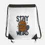 Stay Weird Beaver-None-Drawstring-Bag-Vallina84