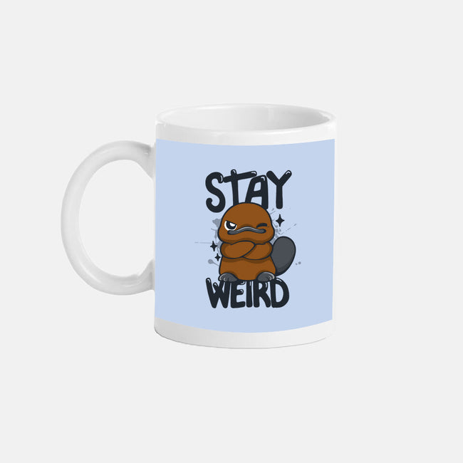 Stay Weird Beaver-None-Mug-Drinkware-Vallina84