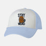 Stay Weird Beaver-Unisex-Trucker-Hat-Vallina84