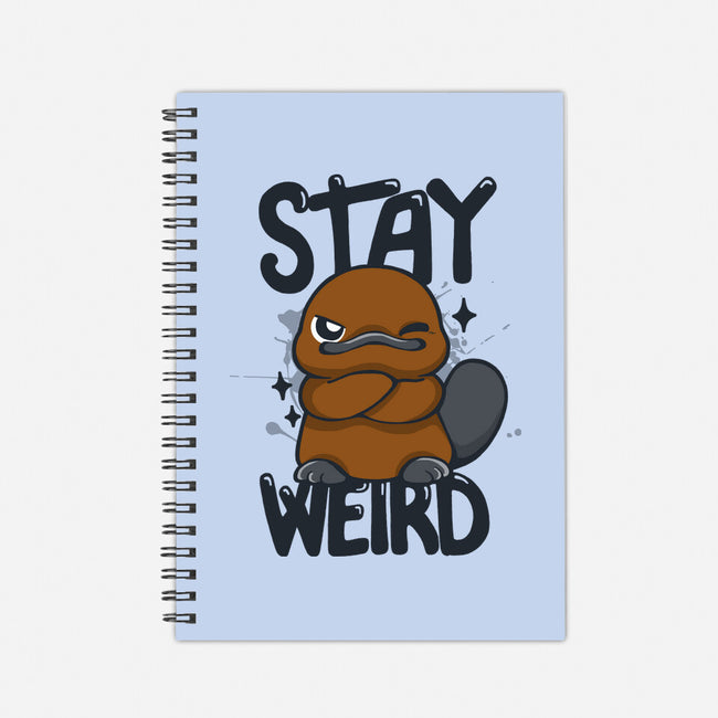 Stay Weird Beaver-None-Dot Grid-Notebook-Vallina84