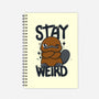 Stay Weird Beaver-None-Dot Grid-Notebook-Vallina84
