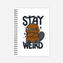 Stay Weird Beaver-None-Dot Grid-Notebook-Vallina84