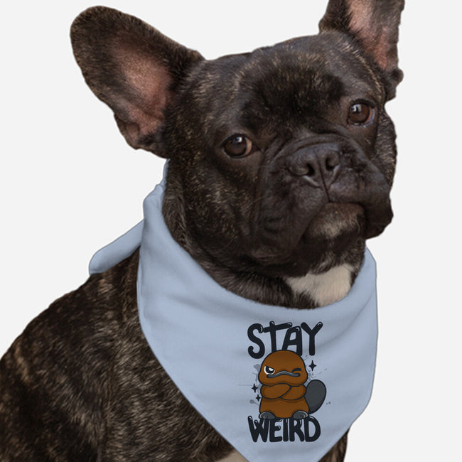 Stay Weird Beaver-Dog-Bandana-Pet Collar-Vallina84