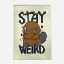 Stay Weird Beaver-None-Outdoor-Rug-Vallina84