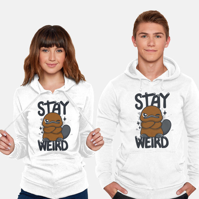 Stay Weird Beaver-Unisex-Pullover-Sweatshirt-Vallina84