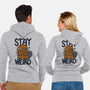 Stay Weird Beaver-Unisex-Zip-Up-Sweatshirt-Vallina84