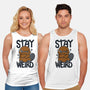 Stay Weird Beaver-Unisex-Basic-Tank-Vallina84