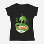 Believe I Love Ramen-Womens-V-Neck-Tee-Tri haryadi