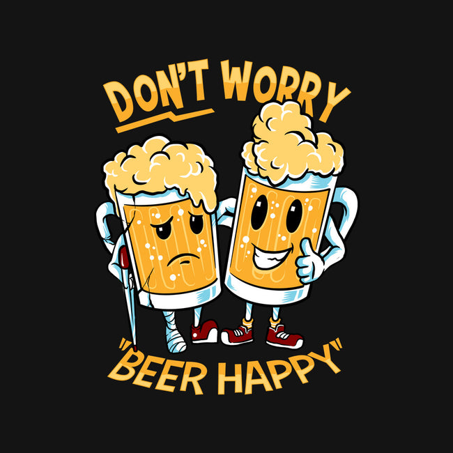 Don't Worry Beer Happy-Womens-Off Shoulder-Sweatshirt-spoilerinc