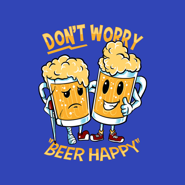 Don't Worry Beer Happy-Womens-Basic-Tee-spoilerinc
