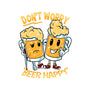 Don't Worry Beer Happy-Unisex-Baseball-Tee-spoilerinc