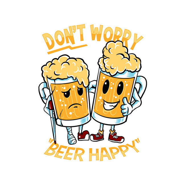 Don't Worry Beer Happy-Youth-Pullover-Sweatshirt-spoilerinc