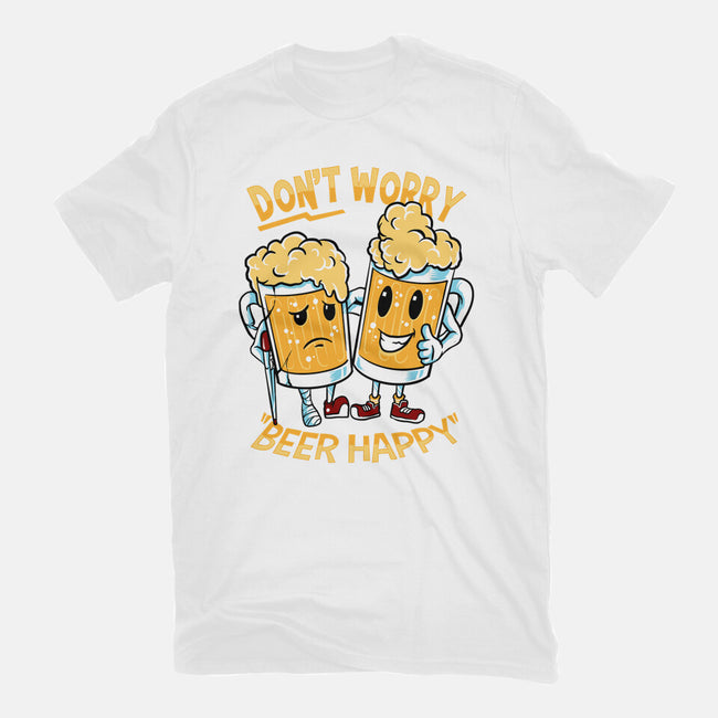 Don't Worry Beer Happy-Youth-Basic-Tee-spoilerinc