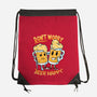 Don't Worry Beer Happy-None-Drawstring-Bag-spoilerinc