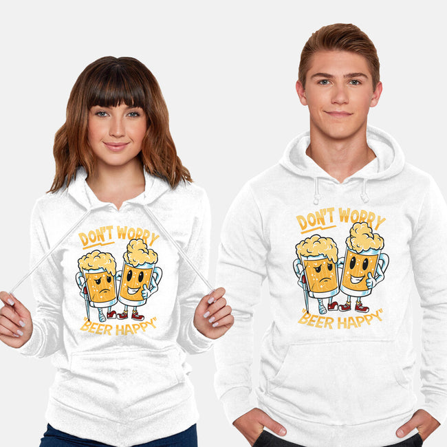 Don't Worry Beer Happy-Unisex-Pullover-Sweatshirt-spoilerinc