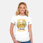 Don't Worry Beer Happy-Womens-Fitted-Tee-spoilerinc