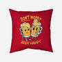 Don't Worry Beer Happy-None-Removable Cover w Insert-Throw Pillow-spoilerinc