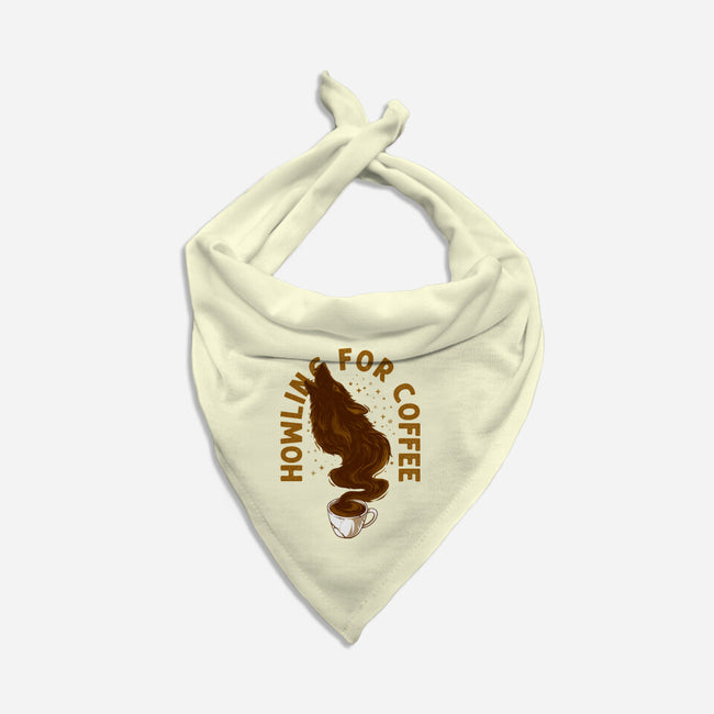 Howling For Coffee-Cat-Bandana-Pet Collar-spoilerinc