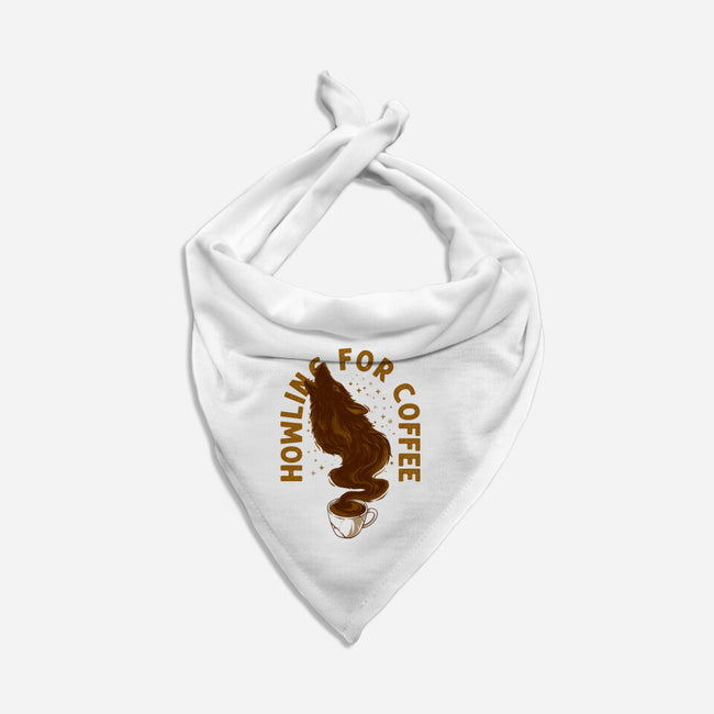 Howling For Coffee-Cat-Bandana-Pet Collar-spoilerinc