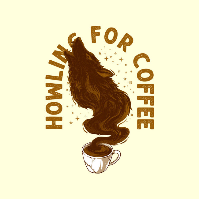 Howling For Coffee-None-Drawstring-Bag-spoilerinc