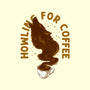 Howling For Coffee-None-Removable Cover-Throw Pillow-spoilerinc