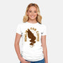 Howling For Coffee-Womens-Fitted-Tee-spoilerinc
