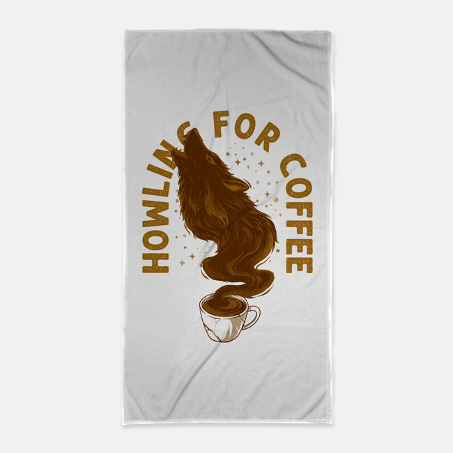 Howling For Coffee-None-Beach-Towel-spoilerinc