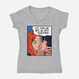 Let's Hang Out-Womens-V-Neck-Tee-kharmazero