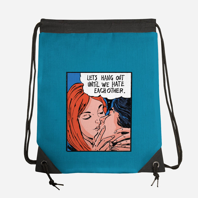 Let's Hang Out-None-Drawstring-Bag-kharmazero