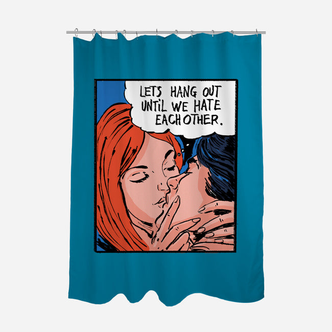 Let's Hang Out-None-Polyester-Shower Curtain-kharmazero