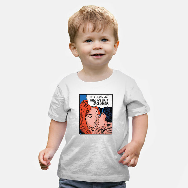 Let's Hang Out-Baby-Basic-Tee-kharmazero