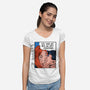 Let's Hang Out-Womens-V-Neck-Tee-kharmazero